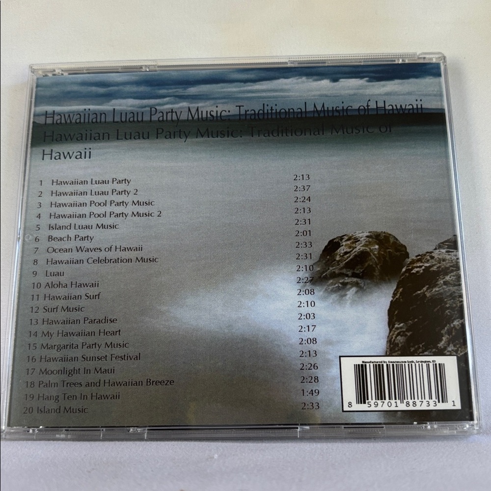 LIKE NEW!! HAWAIIAN LUAU PARTY MUSIC CD - Picture 4 of 8